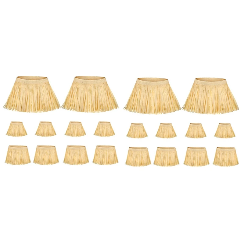 

LJL-20 Pieces Scarecrow Straw Kit Paper Scarecrow Costume Accessories Neck Arm And Ankle Ties For Party Accessory
