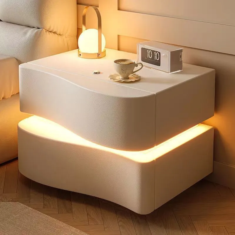 Gabinete de almacenamiento pequeño y creativo, mesita de noche, mesita de noche, muebles de dormitorio, hogar moderno y Simple