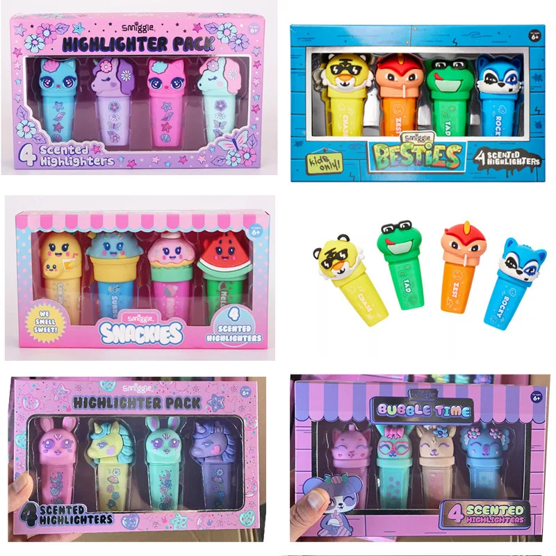 

Sg Cute Cartoon Unicorn Style Highlighter Pen For Students Primary & Secondary School Marker Drawing Pen Educational Toy Gift