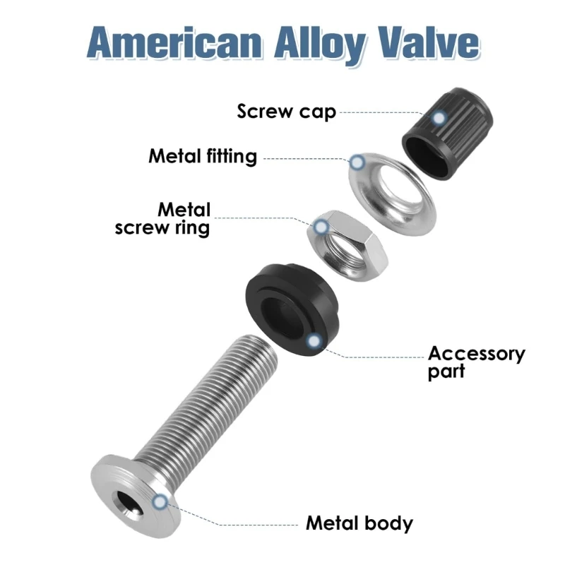 547B Precise Engineered Leak Proof Copper Valves Stem For Car Motorcycle Secure Air Retention Leak Proof Construction