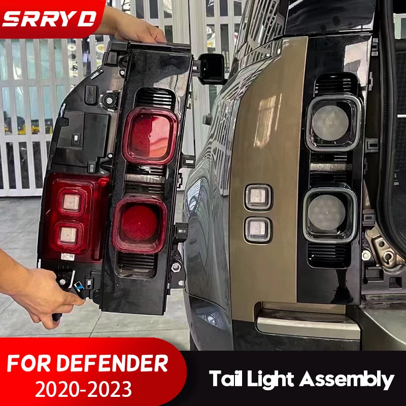 

For Land Rover Defender 2020 2021 2022 + Led Tail Lamp Lights Rear Brake High Addtional Turn signal Reverse Light Taillight