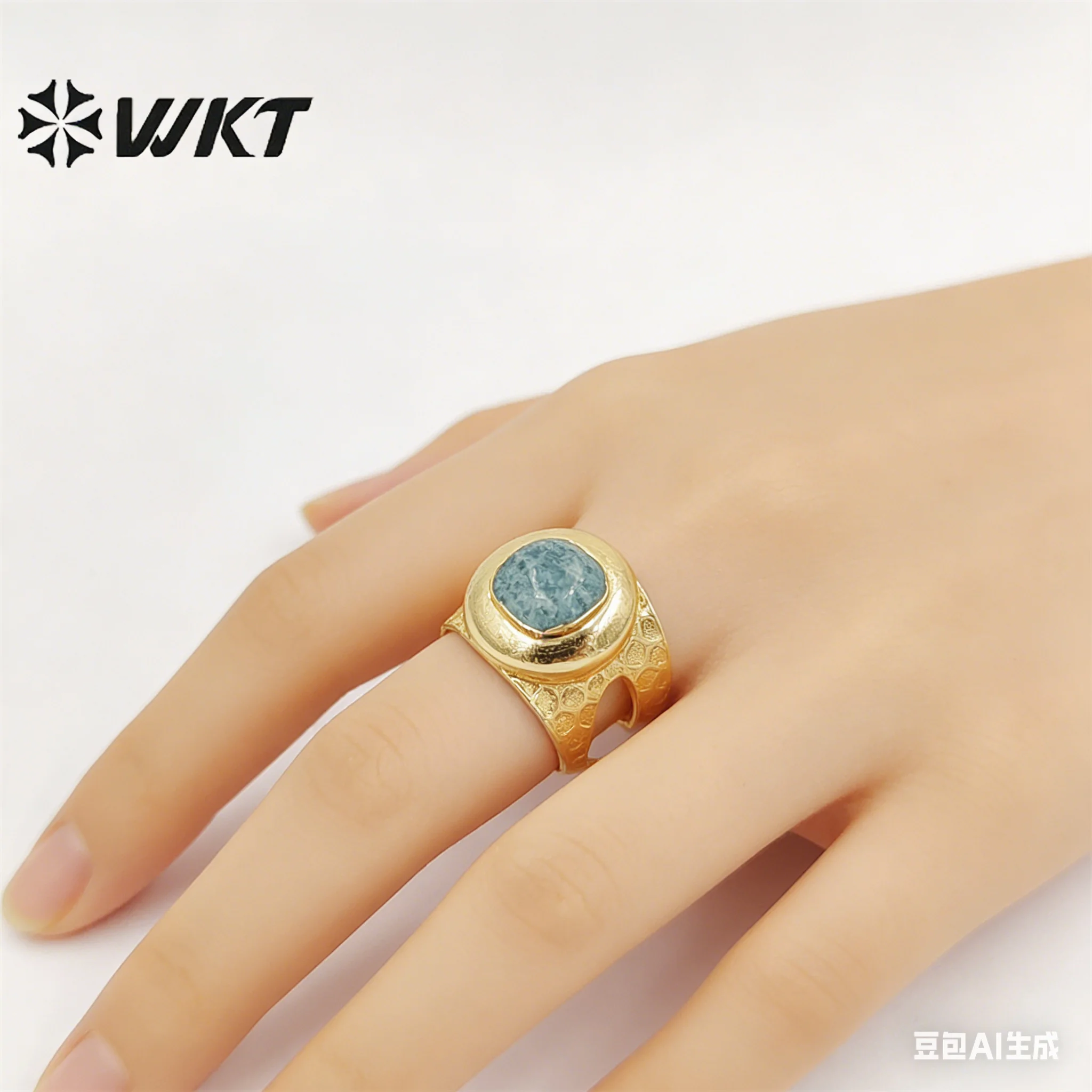 

Кольца из натурального камня WT-R301 оптом, классический стиль, женские украшения, высококачественное кольцо с разноцветными камнями круглой формы, с покрытием.