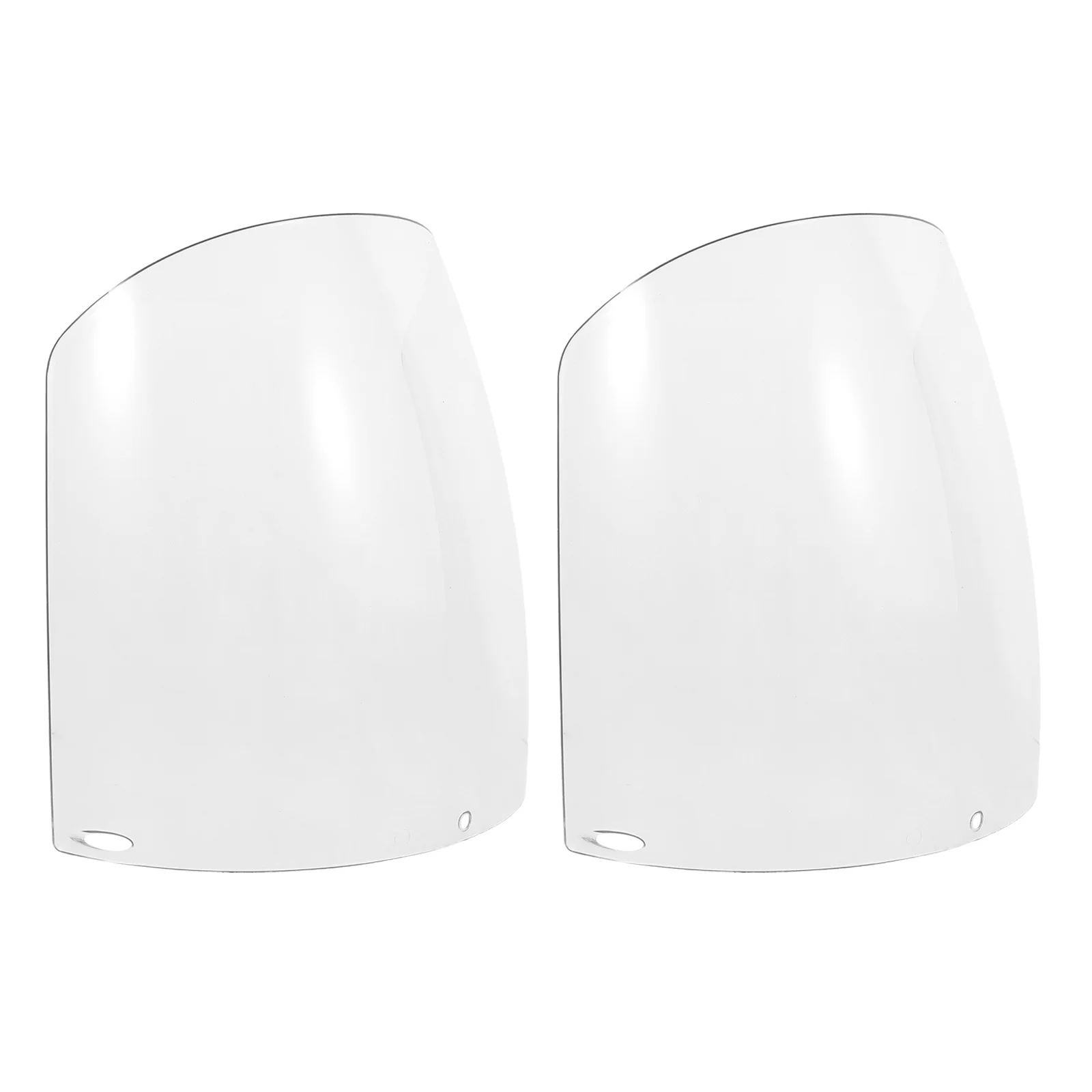 

2Pcs Transparent Welding Protective Face Mask Replacement Lens Clear Visor Safety Shield for Grinding Welder Facial Guard