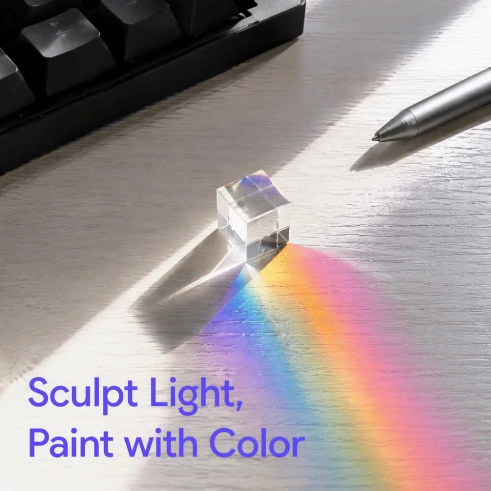 Artificial Crystal Optical Glass Prism Cube 15x15mm Optical Glass RGB Dispersion Cube Mini Crystal Prism Birthday Gift