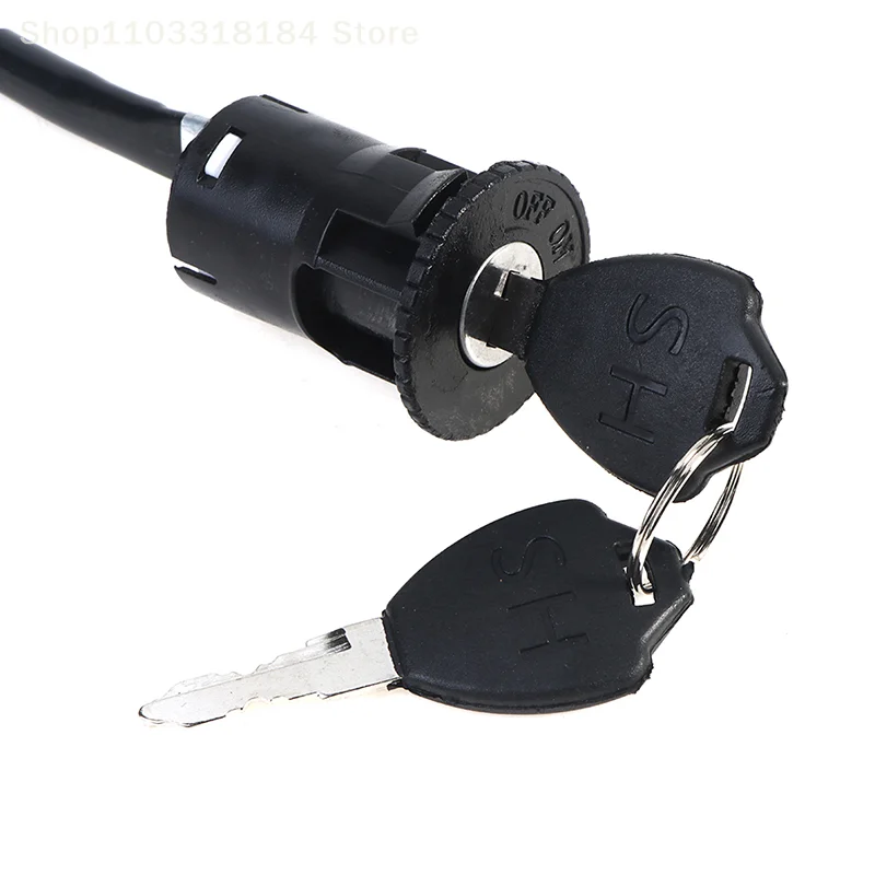 

Electric Bicycle Biking Portable Dustproof Cycling Parts for Electric Scooter Ignition Switch Key Power Lock E-bike