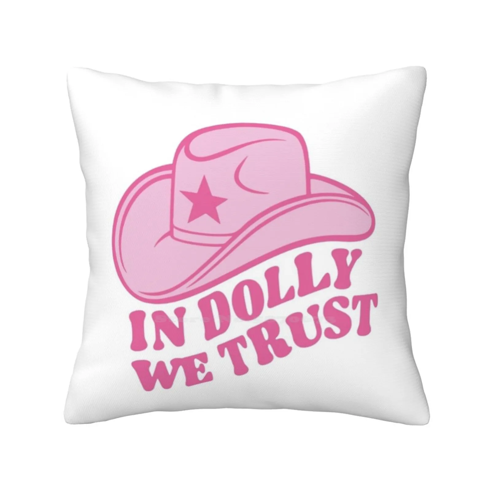 Dolly Parton Music Hat Pillowslip Pillowcase Pink Yellow Aesthetic Cowboy Cowgirl Country What Would Dolly Do Singer Music