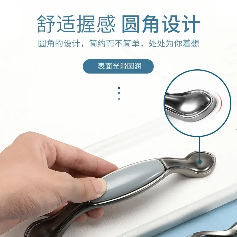 European Retro Ceramic Cabinet Handle Nordic Light Luxury Kitchen Drawer Wardrobe Door Pull Knob Hardware Accessories