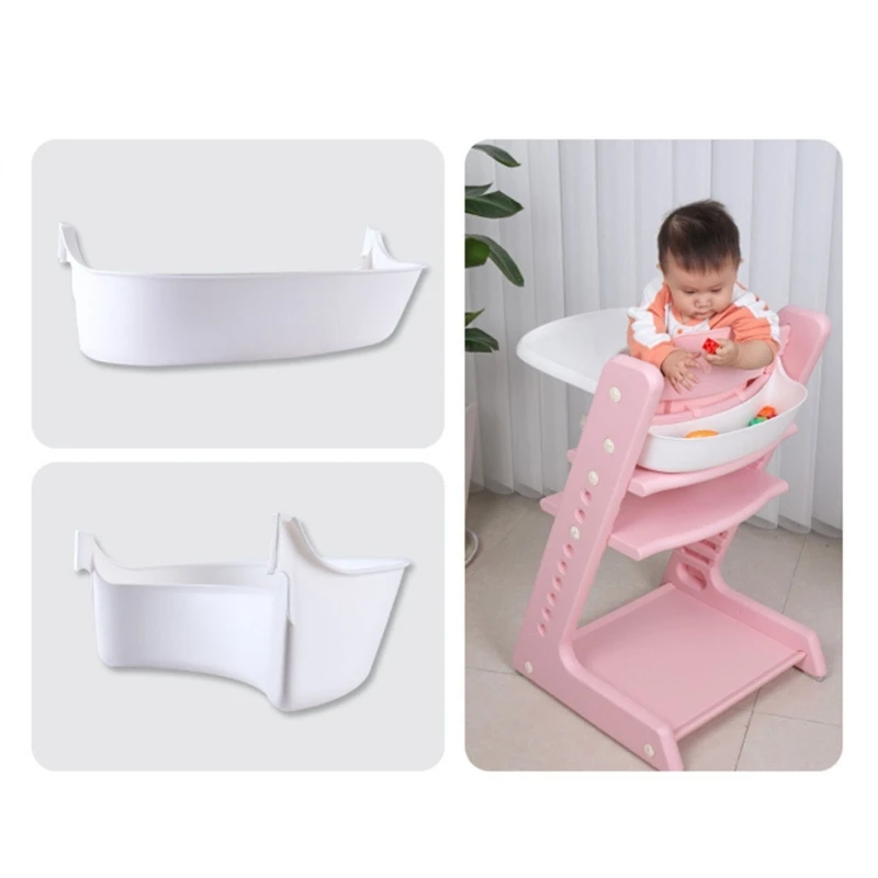 Convenient Backseat Storage Box Toddlers Dinning Chair Rear Organizer Case Holder Easy Attachment for Baby High Chairs A2UB