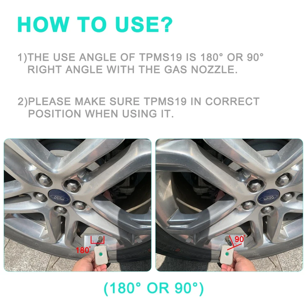 Hotsale 8C2T-1A203-AB TPMS إعادة تعيين أداة مراقبة ضغط الإطارات إعادة تعلم الاستشعار أداة التدريب TPMS19 لفورد ميركوري لينكولن