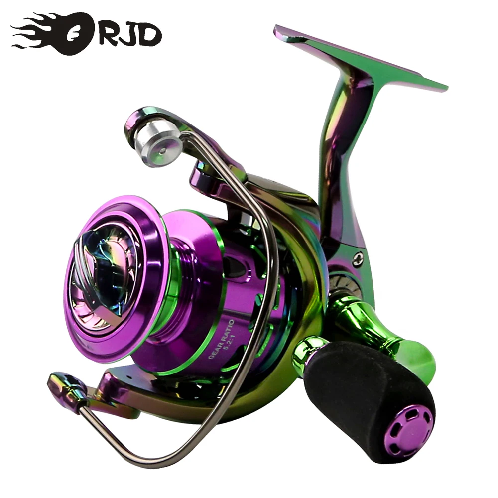 

ORJD Spinning Reel Sea Fishing Wheel 13 BB 5.2:1 Gear Ratio 1000~7000 Series Metal Spool Spinning Wheel for Saltwater Carp Pesca