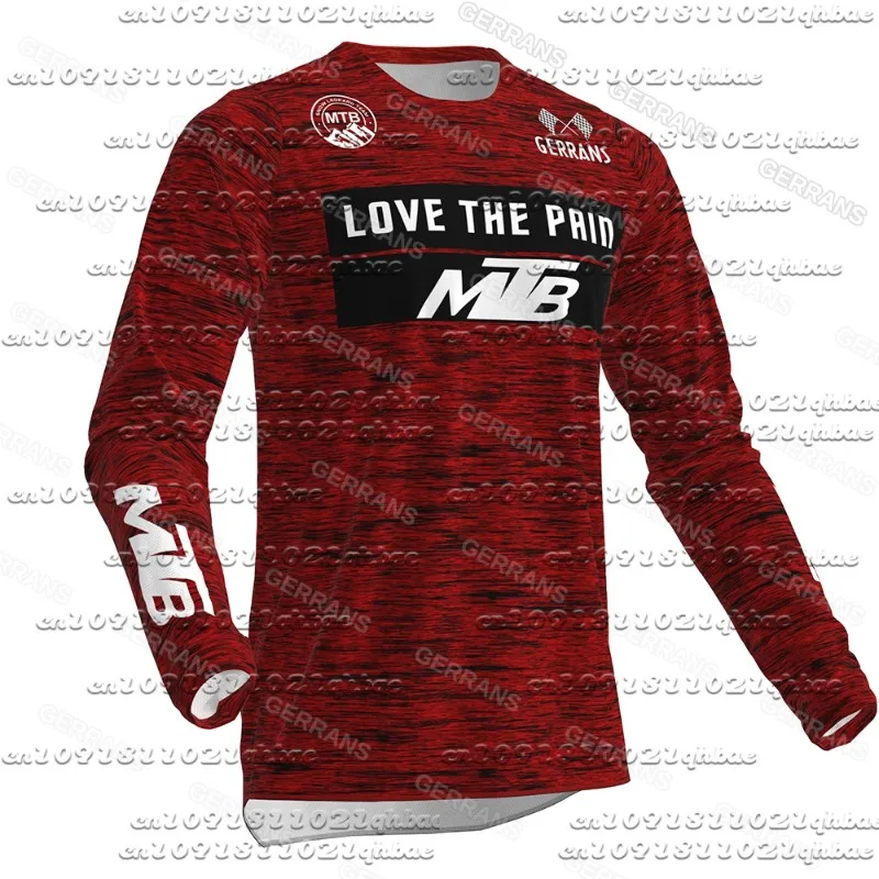 

Мужская одежда, рубашка для внедорожного мотоцикла с 3D принтом, футболка с длинными рукавами для гонок на велосипеде по бездорожью, быстросохнущий велосипедный костюм