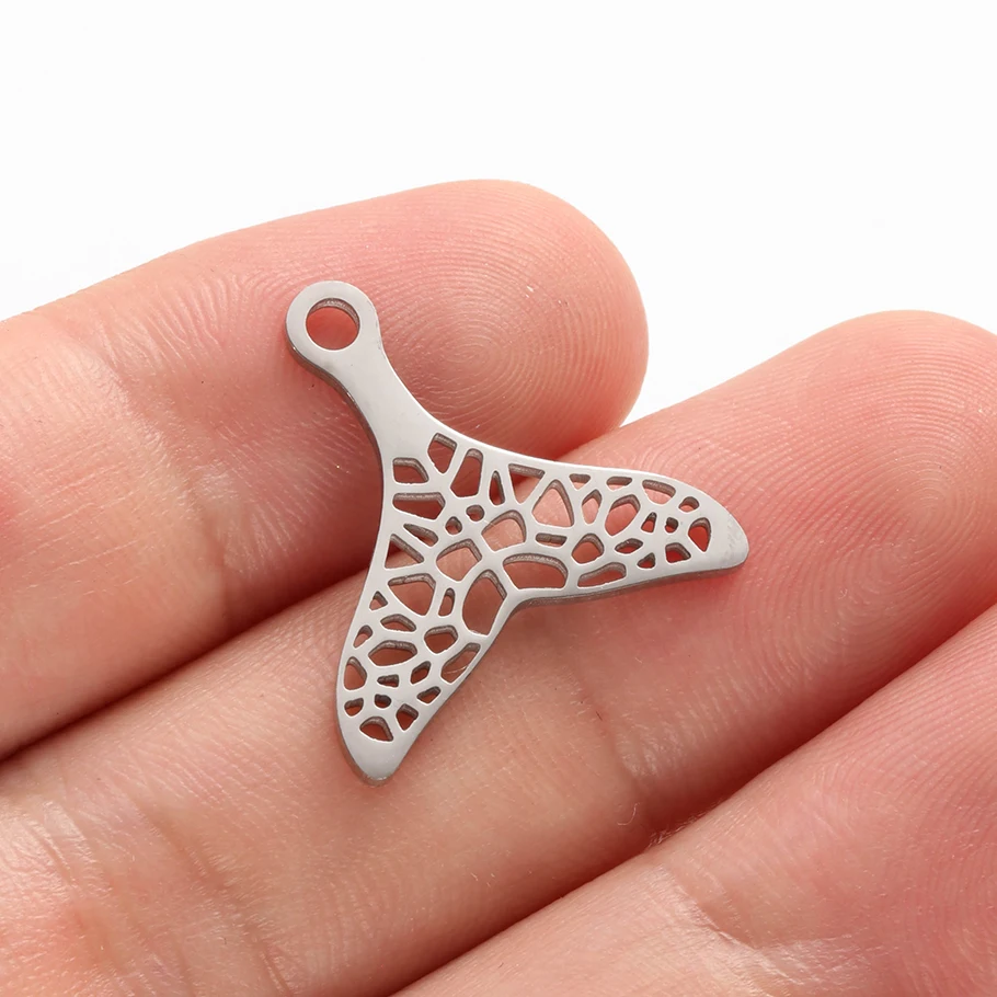 Verschiedene Tieranhänger aus Edelstahl (Gecko, Schmetterling, Pferd) für die Schmuckherstellung, Halsketten, Armbänder, DIY-Zubehör. – Detail 11