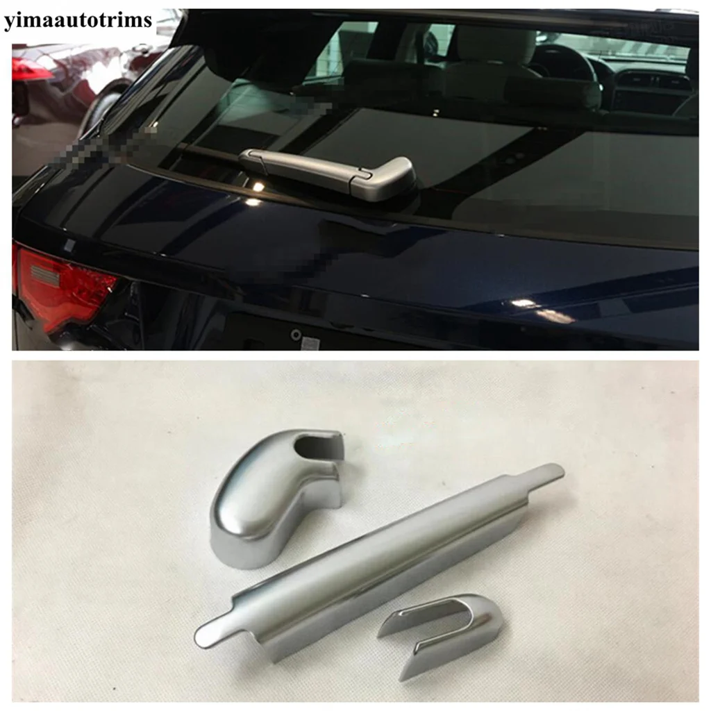 

For Jaguar F-Pace 2017 - 2022 Car Rear Windshield Window Wiper Windscreen Decoration Cover Trim ABS Chrome Accessories Exterior
