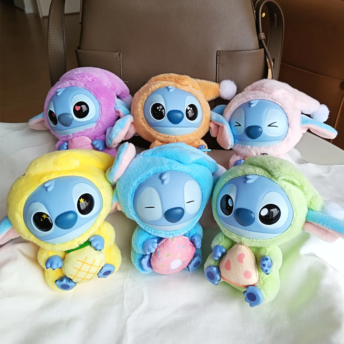 Kawaii Stitch Cartoon Toys Keychains Lilo&Stitch Anime Dolls Keyrings Accessories Backpacks Pendant Fashion Hangings Girls Gifts