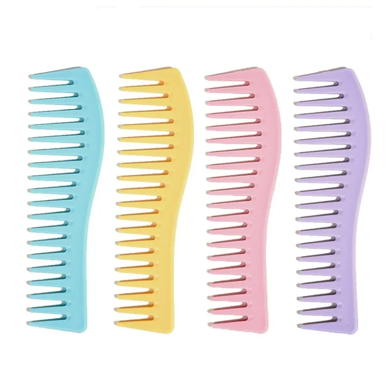 Resin Hairdressing Comb Hair Brush Large Wide Tooth Comb Haircut Tool Salon Barber Combs Styling