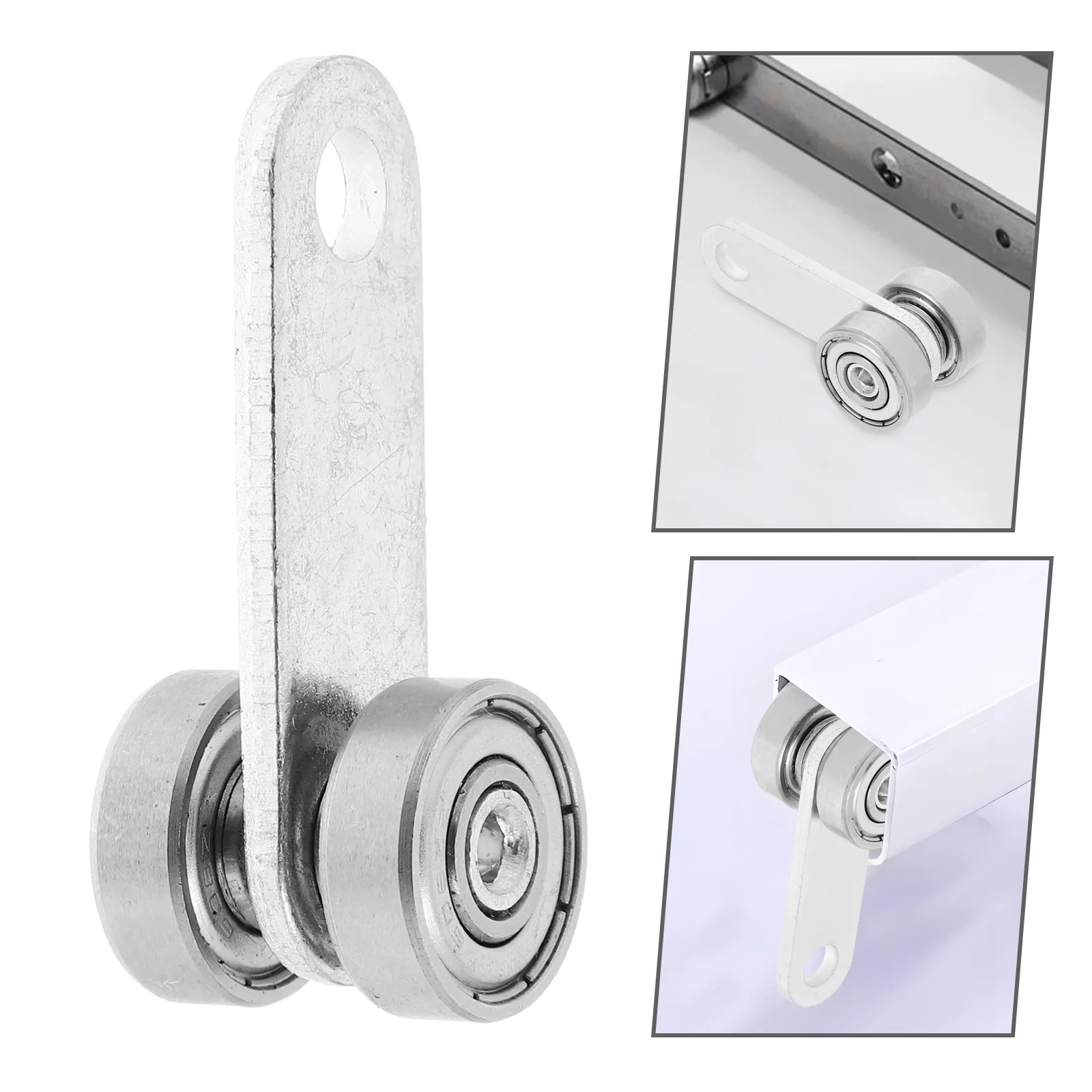 

Ролик для раздвижных дверей с двойным подшипником, усиленный, для ворот, теплиц, гаражных ворот