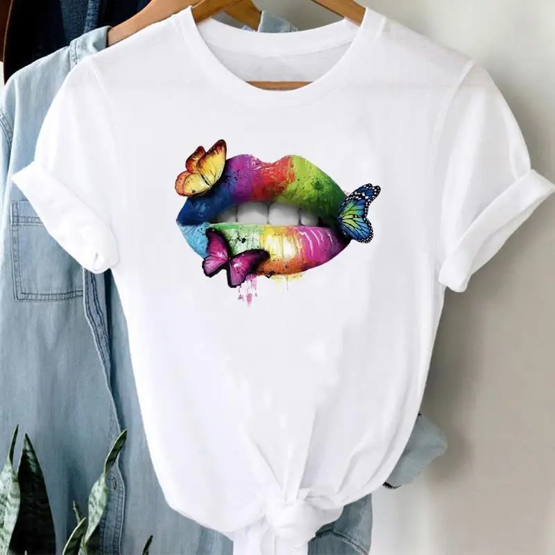 Camiseta con estampado de leopardo explosivo europeo y americano para mujer