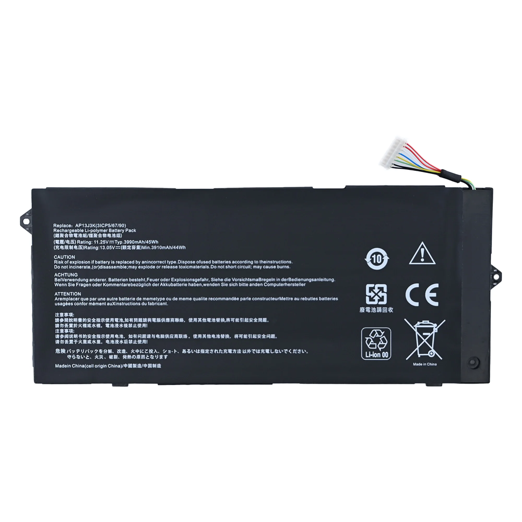NEW Laptop Battery AP13J3K AP13J4K For Acer Chromebook C720 C720P 11 C740 11 C740-C3DY 11 C740-C4PE 14 CB3-431 KT00304001