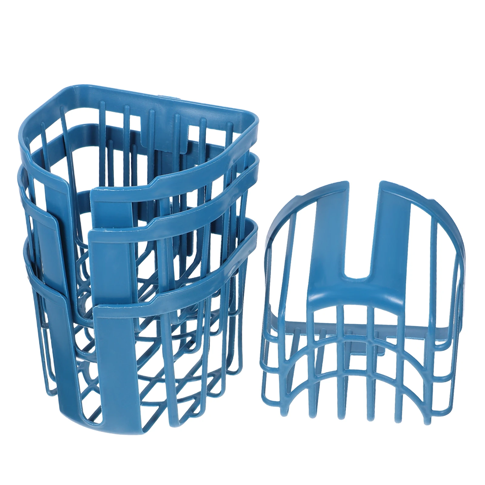 

4pcs Staghorn Fern Planting Basket Blue Flower Pot Balcony Decor Container Hanging Planter Wall Garden Plastic Basket Home