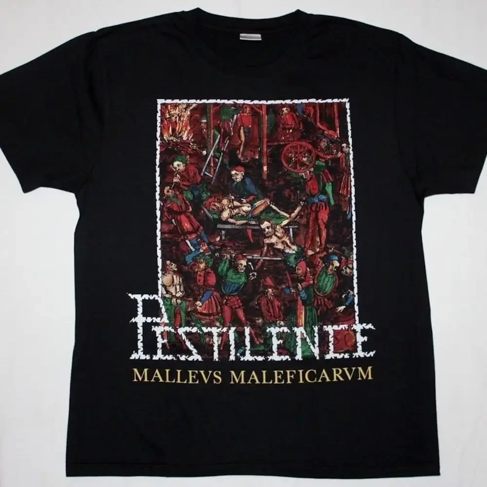 Pestilence Malleus Maleficarum 1988 Death Metal New Black T Shirt