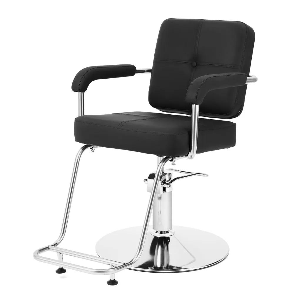

Salon Chair for Hair Stylist, Hydraulic Barber Chair 360 Degree Swivel with Footrest, Hair Cutting Chair, Beauty, Customized