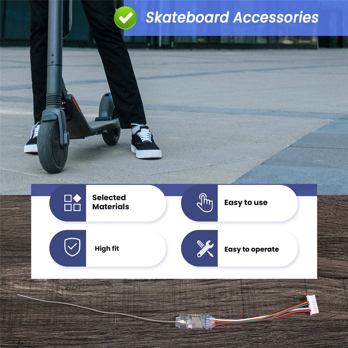 

GZMO Flipsky Wireless Bluetooth Module 2.4G for VESC&VESC Tool Electric Skateboard for V6