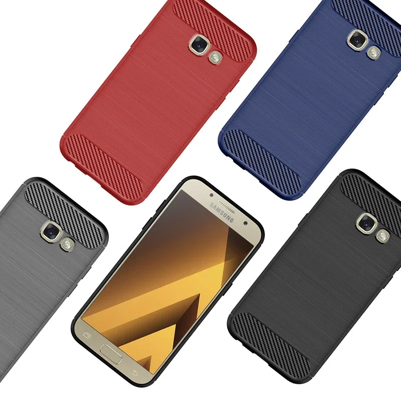 Case For Samsung Galaxy A3 2017 Case Silicone TPU Shockproof Carbon Cover for Samsung Galaxy A3 2017 A320 A320F Funda Capa Coque
