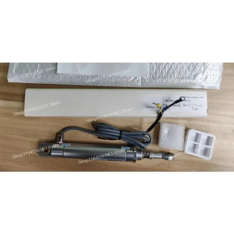 Industrial LVDT Displacement Sensor T-PTC23 15-150mm Range Linear Position Transmitter with Eyed Rod