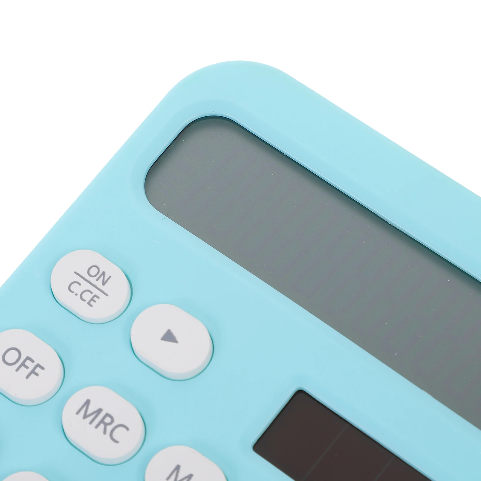 

12 Solar Desk Calculator Cute Lightweight Blue Power Saving Student Office Portable Math Tool Compact Desktop