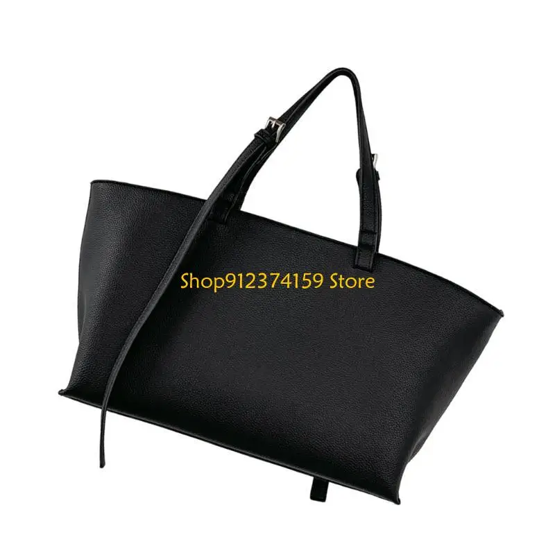 

G5AE Trendy Shoulder Bag Functional PU Leather Handbag Underarm Bags For Everyday Use