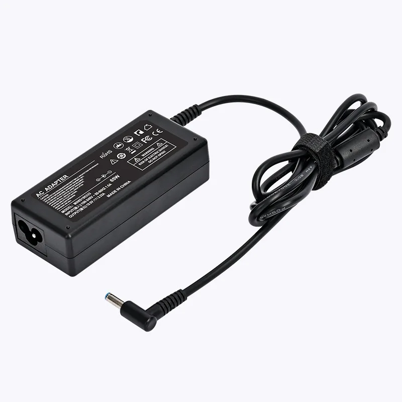 Ładowarka sieciowa 19,5 V 3,33 A 4,5 * 3,0 mm 65 W z niebieską końcówką do laptopa HP 240 245 246 340S 470 348 G7 250 256 G1 G2 G4 G7 350 355