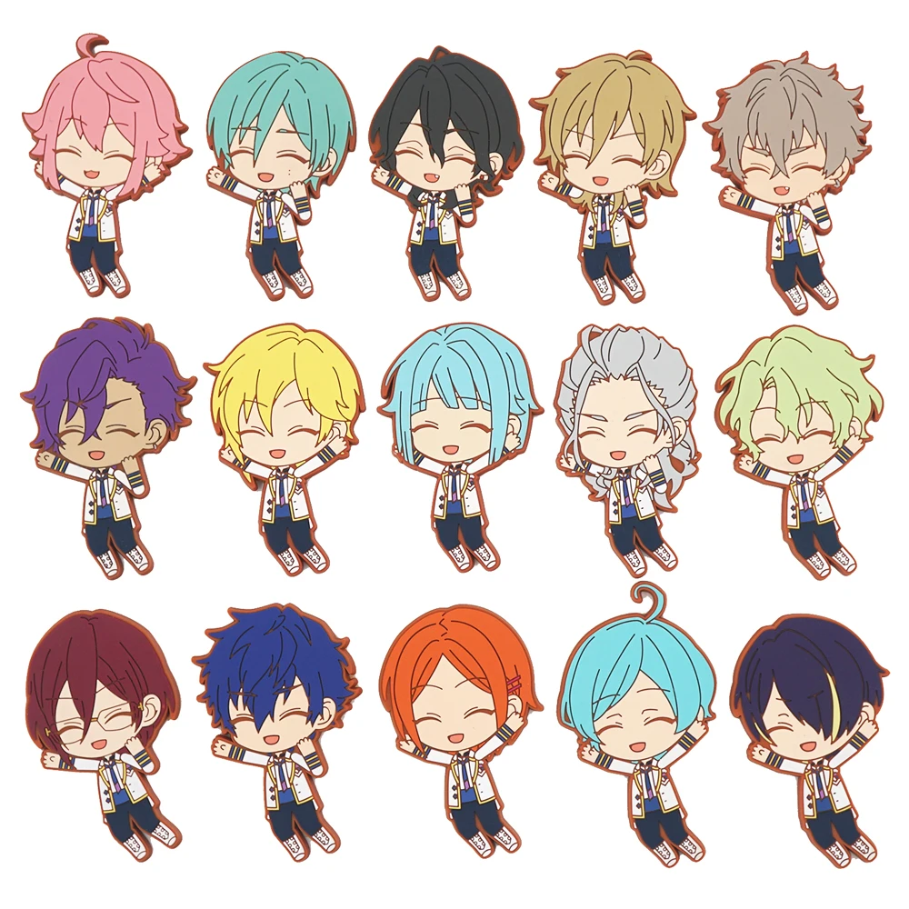 Ensemble Stars Anime UNDEAD 2wink Valkyrie Tori Himemiya Ogami Koga Shinobu Sengoku Shino Hajime Sakuma Rei imán de goma