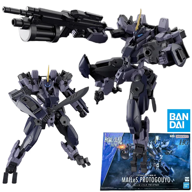 

Bandai AMAIM WARRIOR AT THE BORDERLINE Mailes Protogouyo HG Assembly Plastic Anime Model Kit Movable Figure Gift For Children