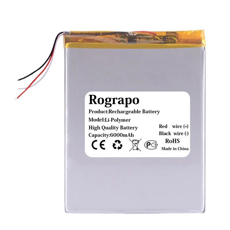 New 3.7V 6000mAh 3098120 Battery For 7 inch 8 inch 9inch 10inch Tablet PC POWER BANK 30100120 Accumulator 3-wire+tools