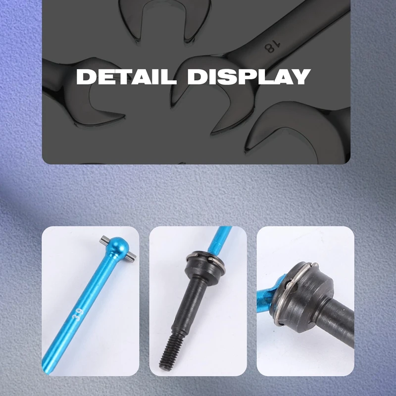 4 шт. передний и задний приводной вал CVD 54515 54516 42 мм 39 мм для Tamiya XV-01 TC-01 XV01 TC01 1/10, детали для обновления радиоуправляемого автомобиля