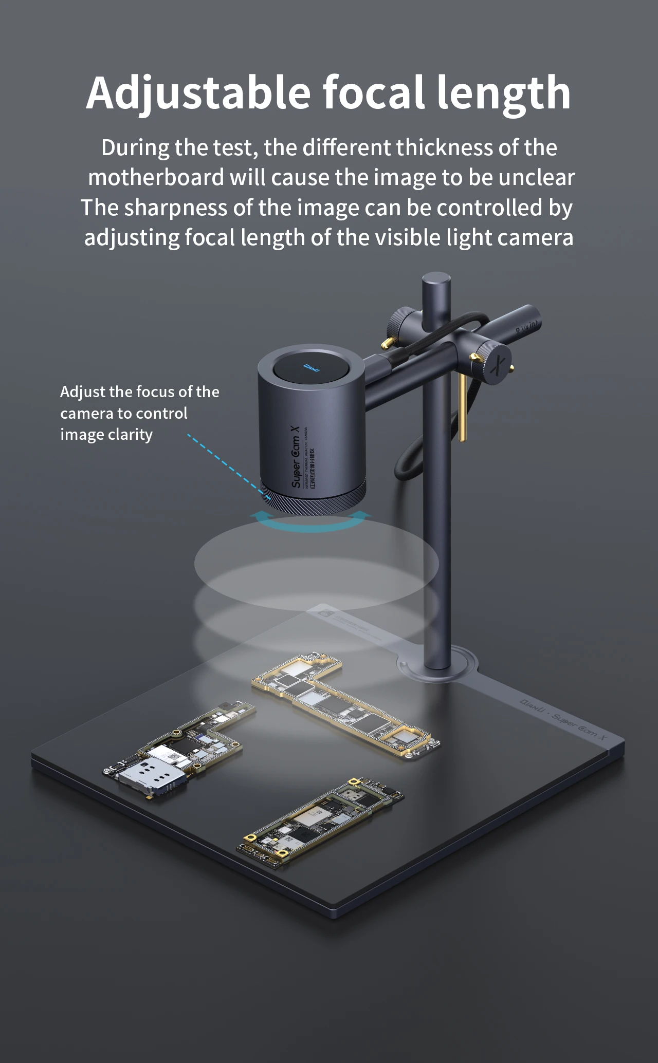 Qianli Toolplus Supercam X 3D Infrared Thermal Imager Camera for Electrical Inspection Phone Motherboard PCB Fault Detection