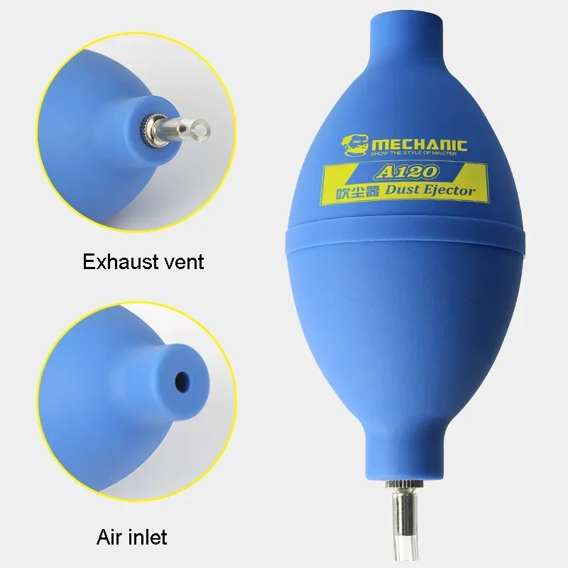 Imagem -03 - Mecânica-silicone Air Blow Bola Ejetor de Poeira Reparar Ferramenta para Telefone Teclado Lente da Câmera Pcb Board Clean A120 B110
