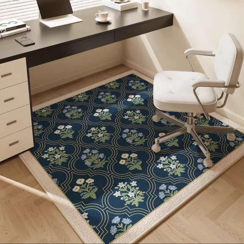 

Floral - Patterned Office Rug! Ideal for study desks, adding a touch of nature. Soft texture and anti - slip design.