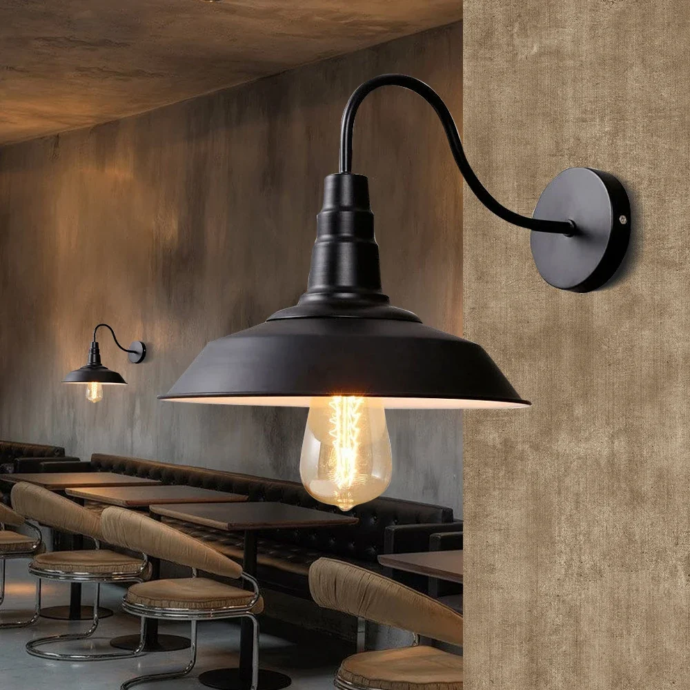 

Retro Industrial Wall Mount Lamp Indoor Barn Garage Vintage Fixture Night Light Multipurpose Sconce Creative Decoration