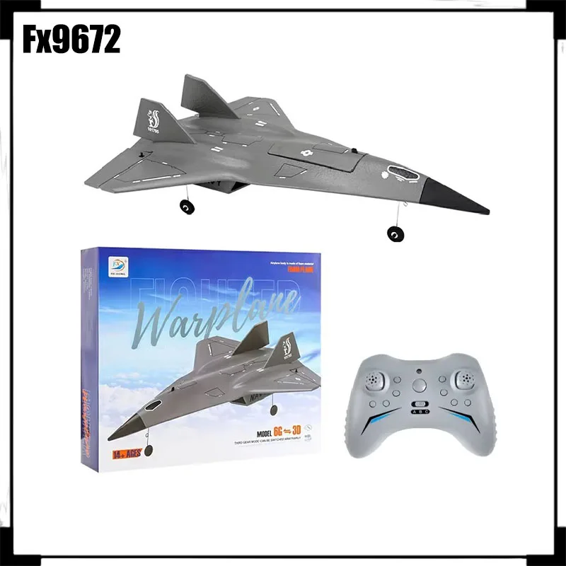 New Rc Plane Fx9672 Remote Controlled Aircraft Sr72 Future Fighter Dual Channel Glider Fixed Wing Model Aircraft Toy Gift