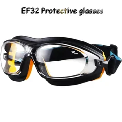 EF32 high definition full transparent anti-fog protection goggles Bicycle Glasses Dustproof Riding Laborsafety glases for work