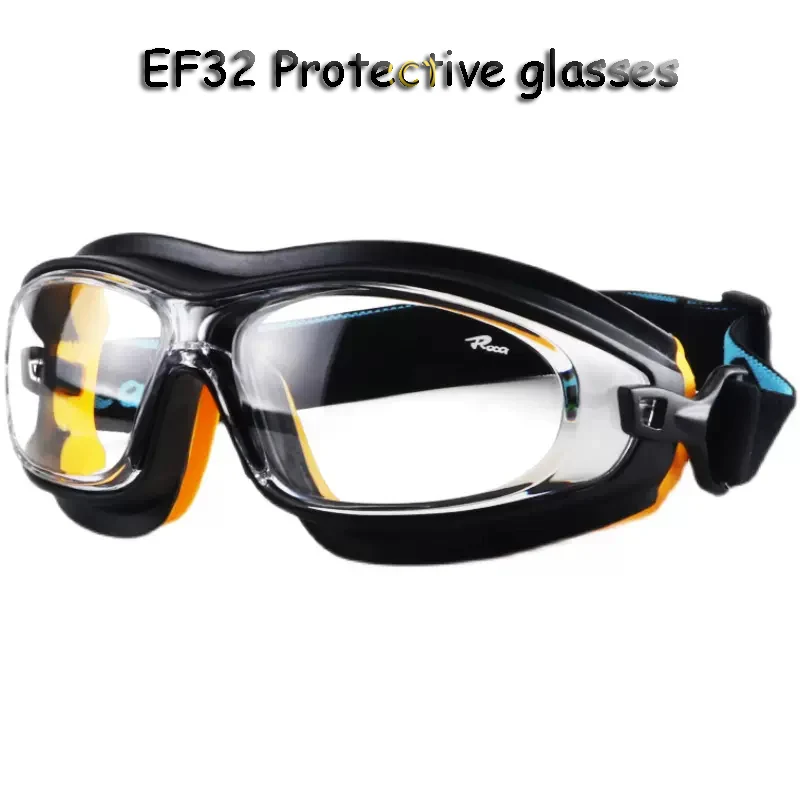 EF32 high definition full transparent anti-fog protection goggles   Bicycle Glasses Dustproof Riding Laborsafety glases for work