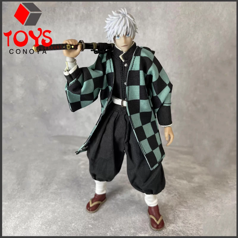 

1/12 Scale Japanese Anime Jumpsuit Coat Cosplay Costume Clothes Model Fit 6'' Male Soldier Action Figure Body Dolls