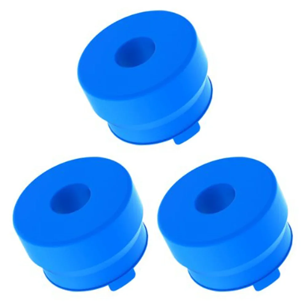 

Easy To Install Practical Mm Screw On Cap Water Bucket Lids Blue Easy To Install Reusable Silicone Sturdy 55mm