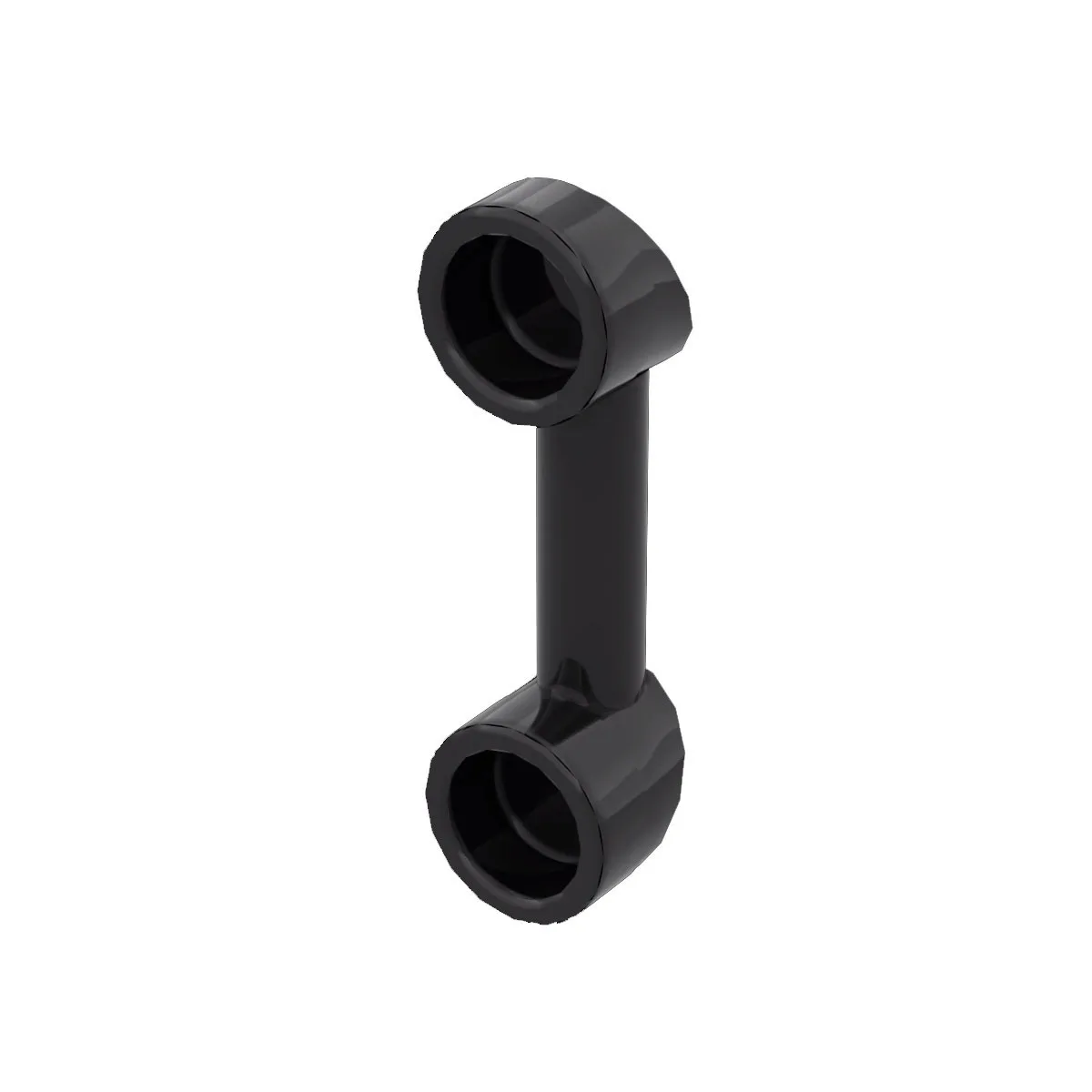 50 pçs 6190 barra 1x3 antigo telefone blocos de construção alça rádio 2 pinos tijolos partícula quebra-cabeça brinquedos crianças aniversário presente do miúdo