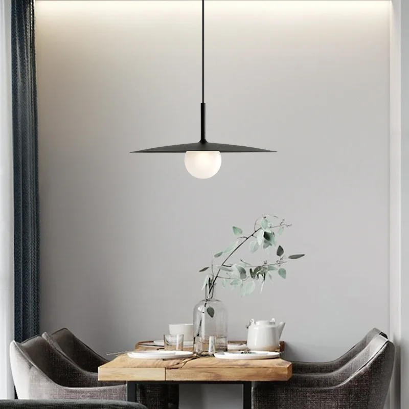 Nordic Minimalistische Iron Kroonluchter Art Vliegende Schotel Industriële Stijl Hanglamp Voor Bar Woonkamer Restaurant Cafe Kroonluchter