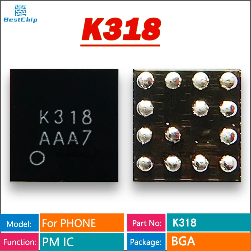 5pcs K317 K318 K319 K37S AW87319 AW87329 AW87339 AK4961 AW9136 8738 8736 K327 K328 K338 Audio chord chip IC For xiaomi VIVO