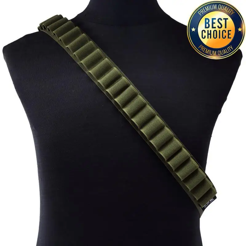 27/30/50 Rounds Outdoor Sports 12G Storage Belt 27/30/50 Hole Shotgun Bullet Tactical Storage Belt Hunting Multifunctional Belt