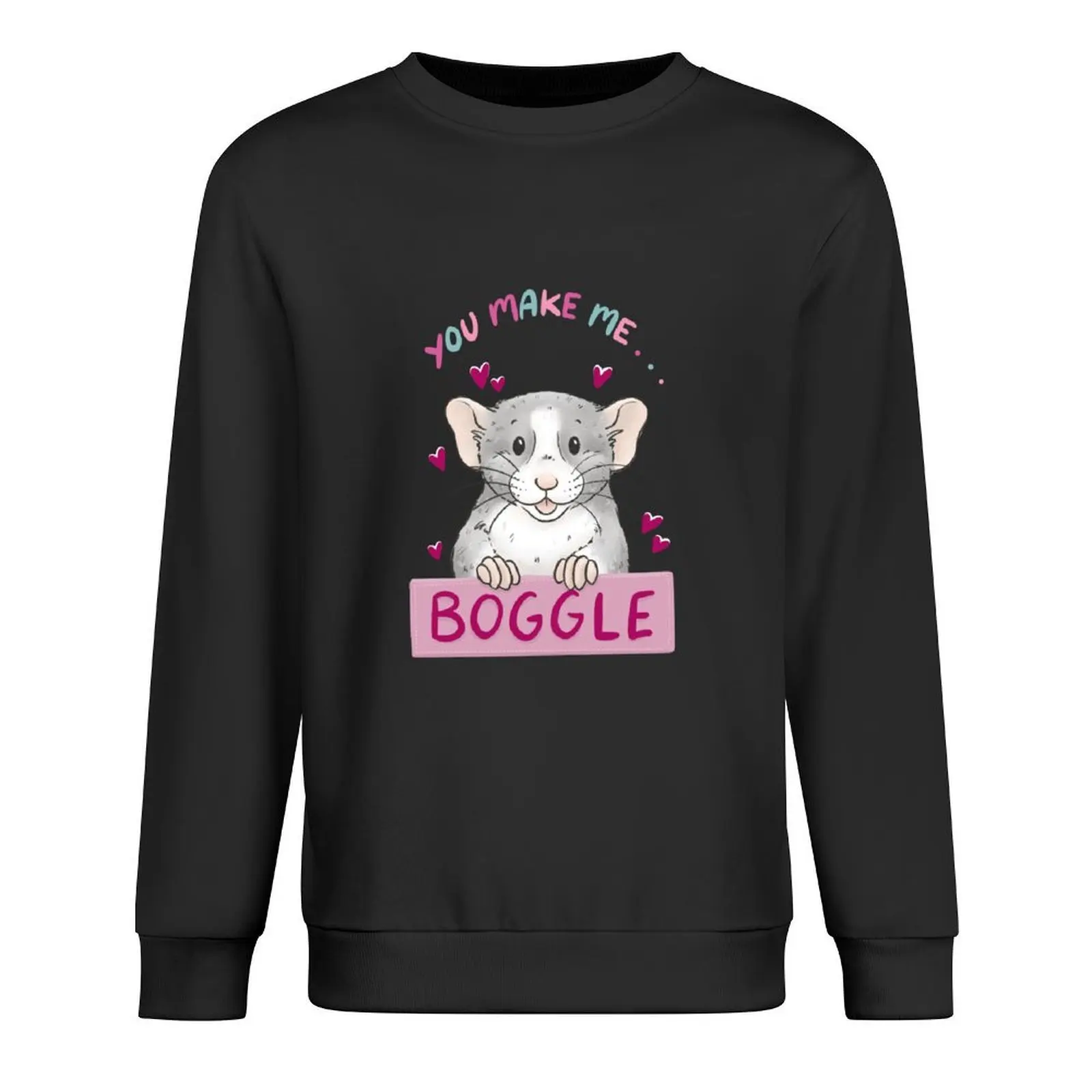 

You Make Me Boggle Pullover men's sweat-shirt men's autumn clothes graphic t shirts men korean clothes men's sweatshirt