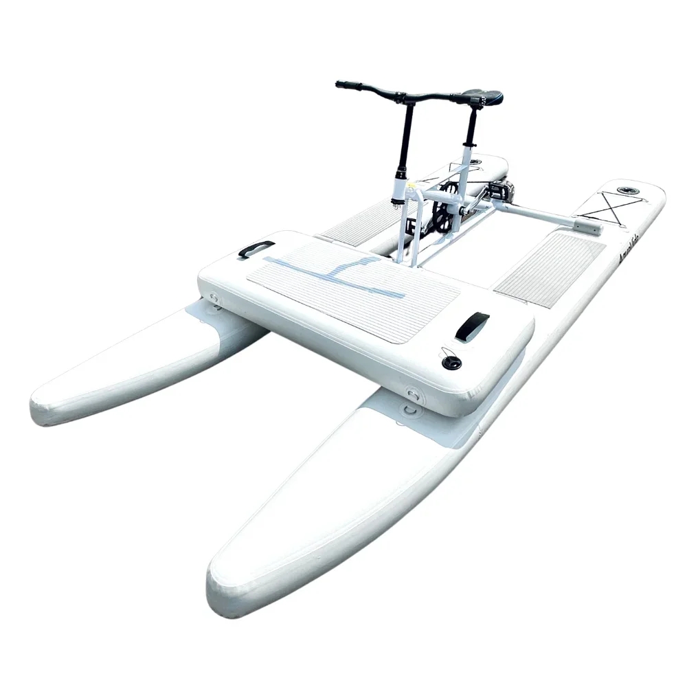 Water Bike Premium Seawater Bike Lake Pedal Boat Inflatable Floating Water